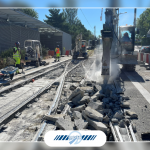 Chantier MDTP - Changement d’aiguillage du Tramway